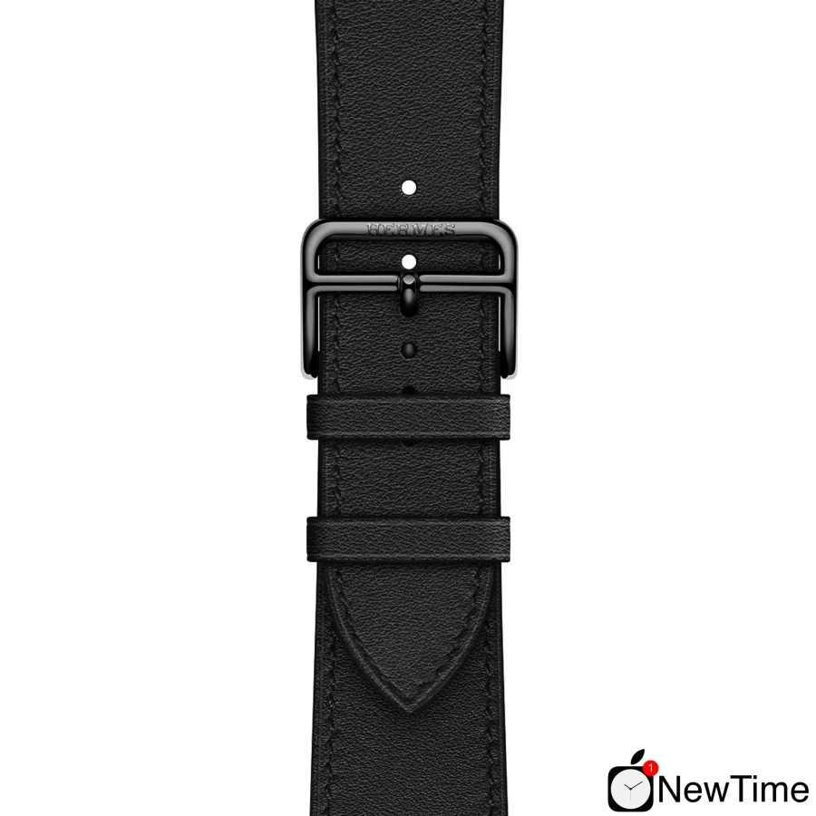 Apple Watch Hermes Series 6 GPS + Cellular 44mm Space Black Stainless Steel Case (MG3H3 + H078741CZ89)